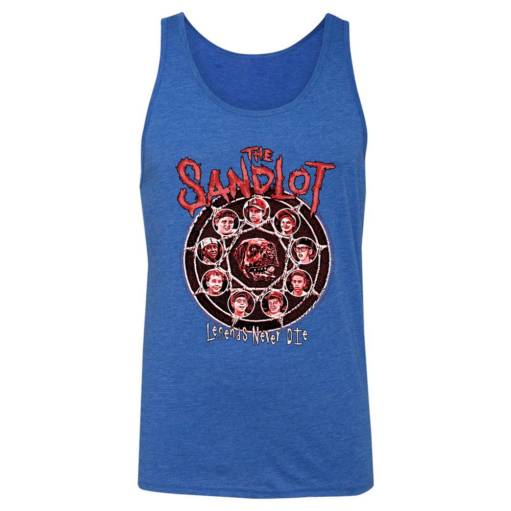 Unisex Jersey Tank - DJSHL549 - True Royal Triblend - 12