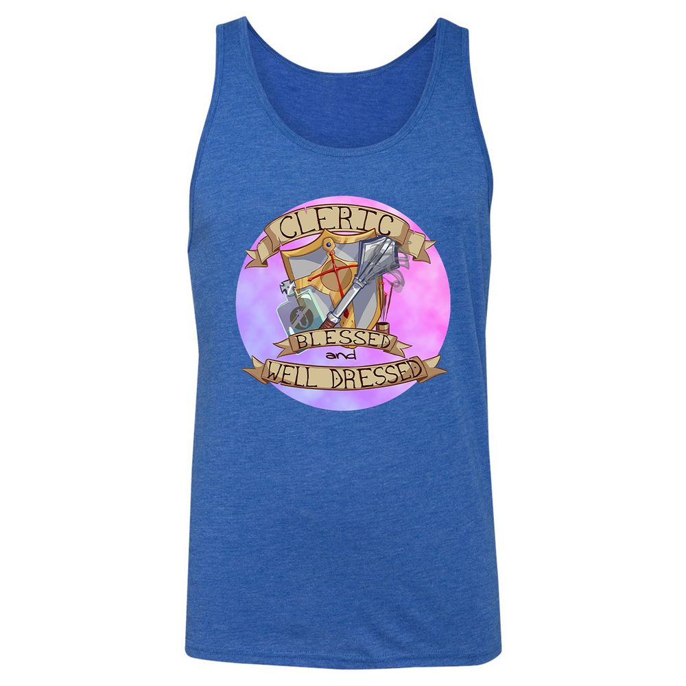 Unisex Jersey Tank - YXBBH84H - True Royal Triblend - 12