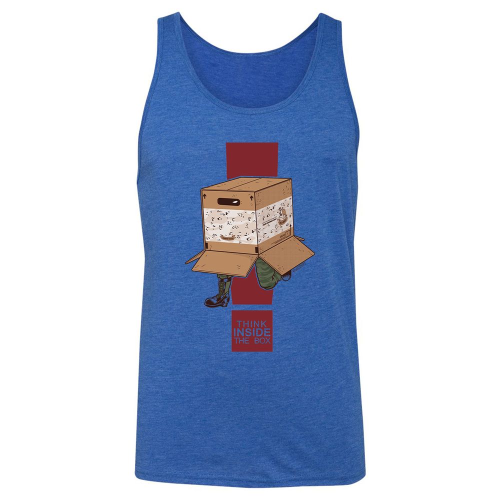 Unisex Jersey Tank - 3GRRERB1 - True Royal Triblend - 12