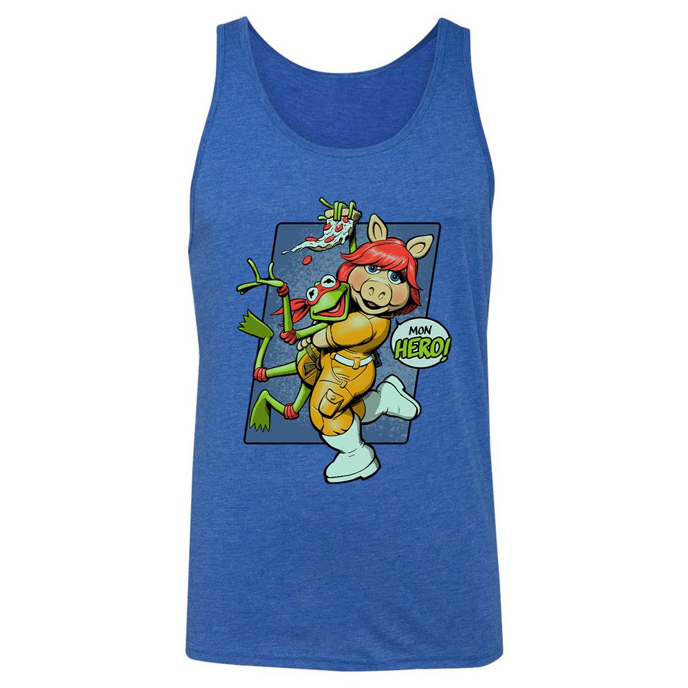 Unisex Jersey Tank - 3PT34J58 - True Royal Triblend - 12