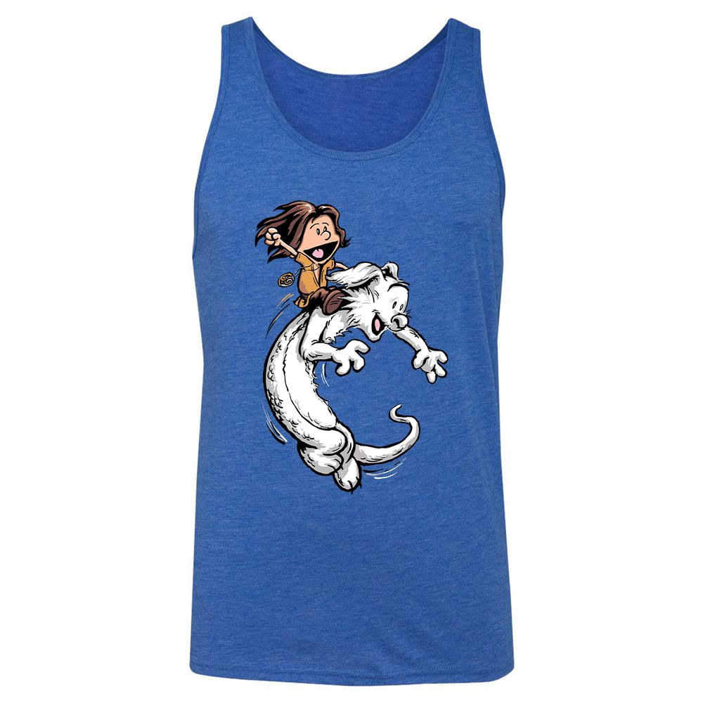 Unisex Jersey Tank - YFDHS6RN - True Royal Triblend - 12