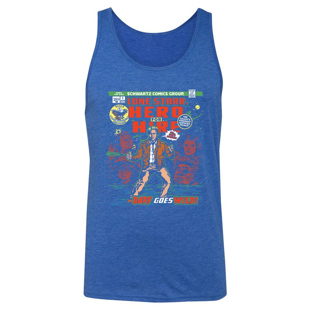 Unisex Jersey Tank - 1SVC3U9J - True Royal Triblend - 12