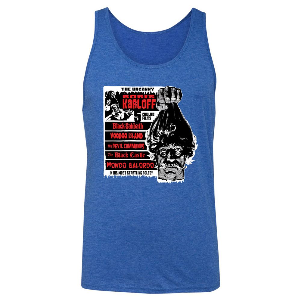 Unisex Jersey Tank - D3HNHBHZ - True Royal Triblend - 12