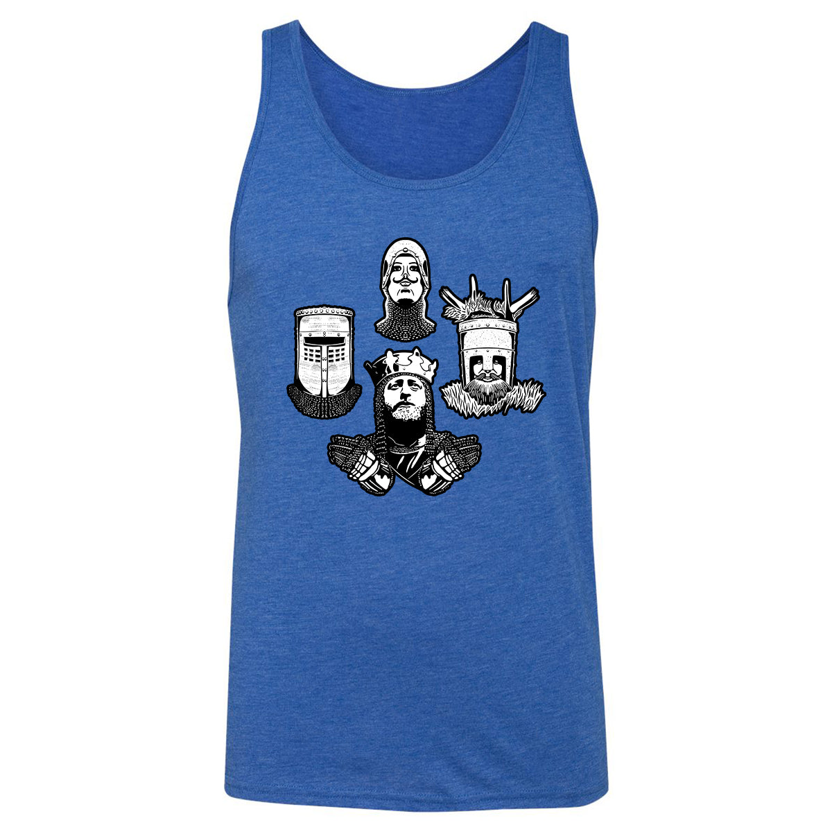 Unisex Jersey Tank - FLWDU4DK - True Royal Triblend - 12