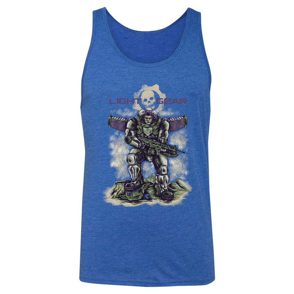 Unisex Jersey Tank - ZTUDBPNG - True Royal Triblend - 12