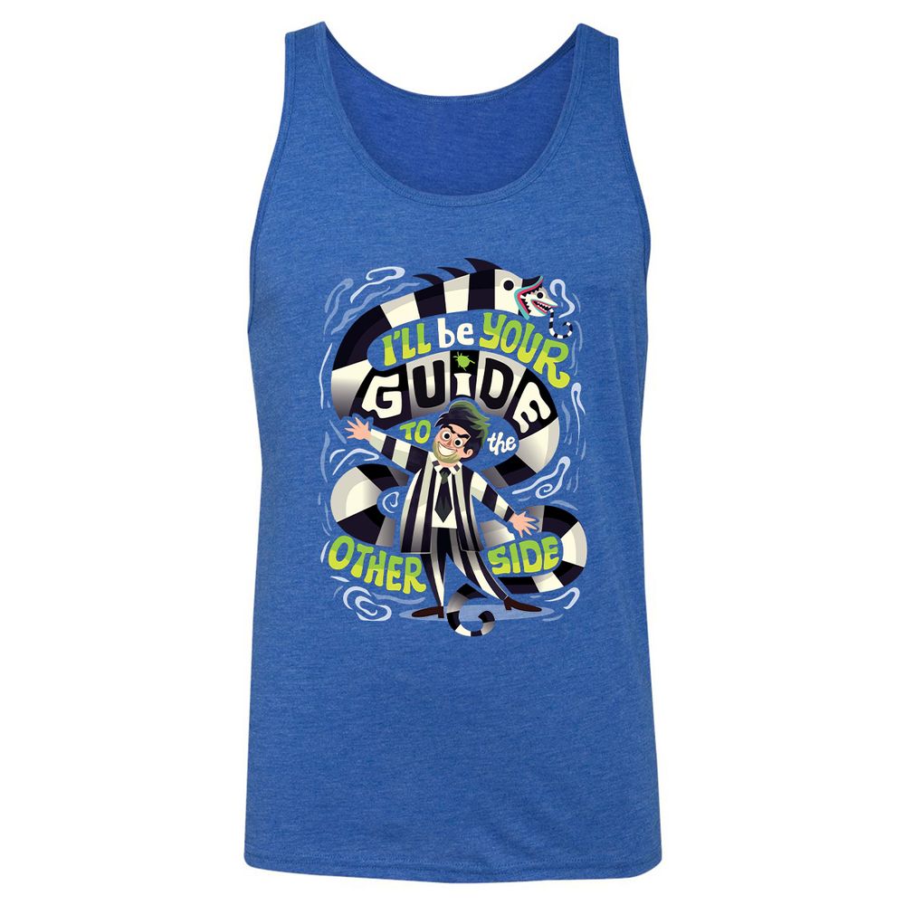 Unisex Jersey Tank - JLCDAPDJ - True Royal Triblend - 12