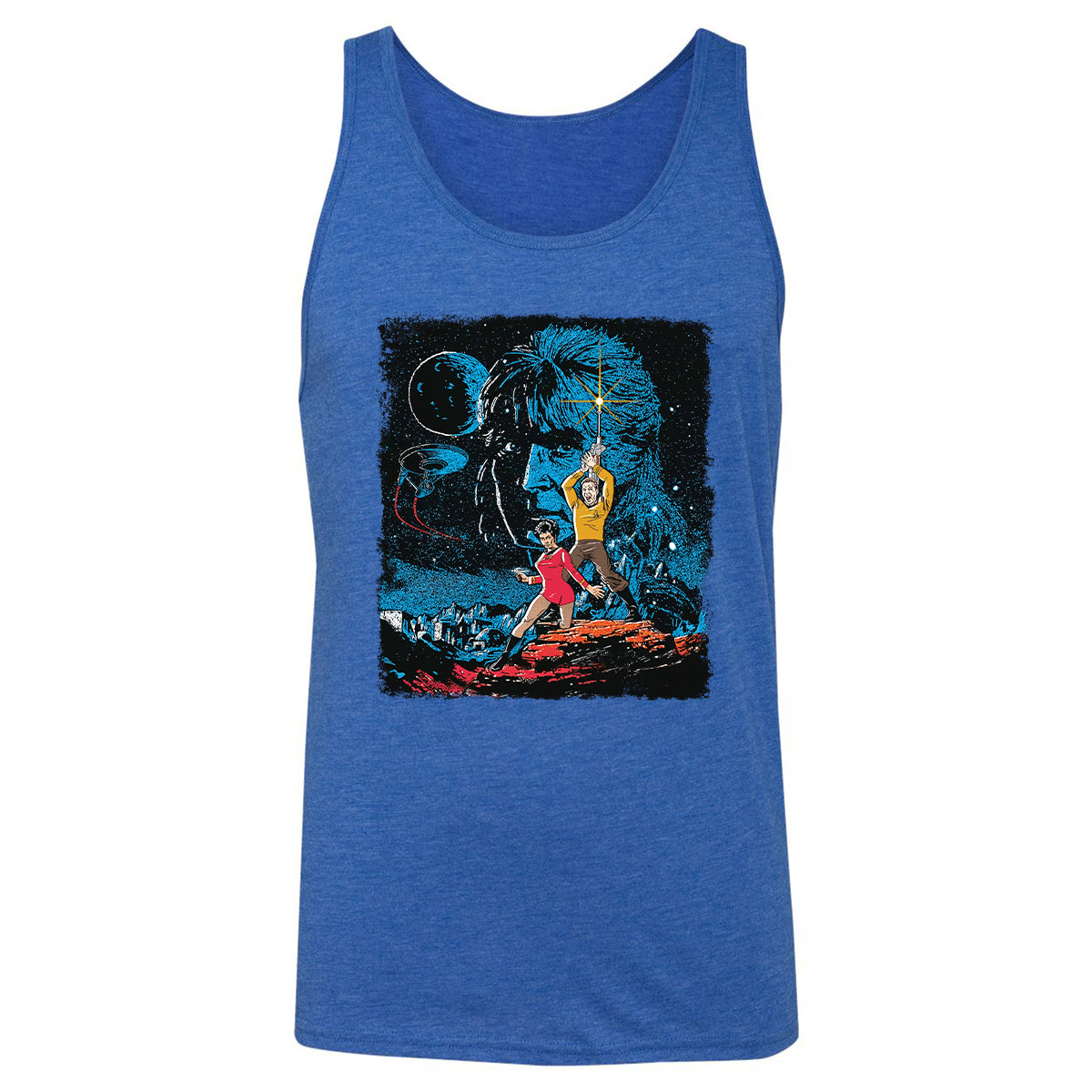 Unisex Jersey Tank - KASGVPZN - True Royal Triblend - 12