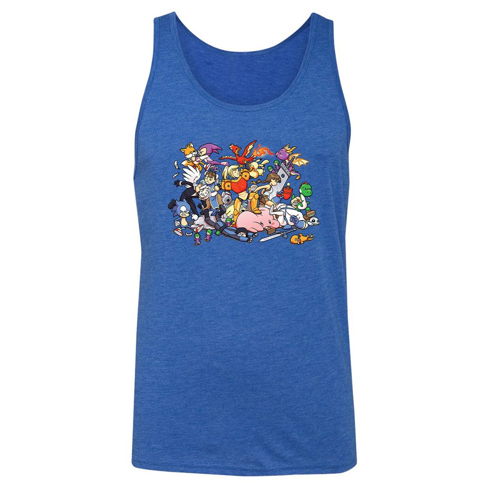 Unisex Jersey Tank - Y4UBG248 - True Royal Triblend - 12