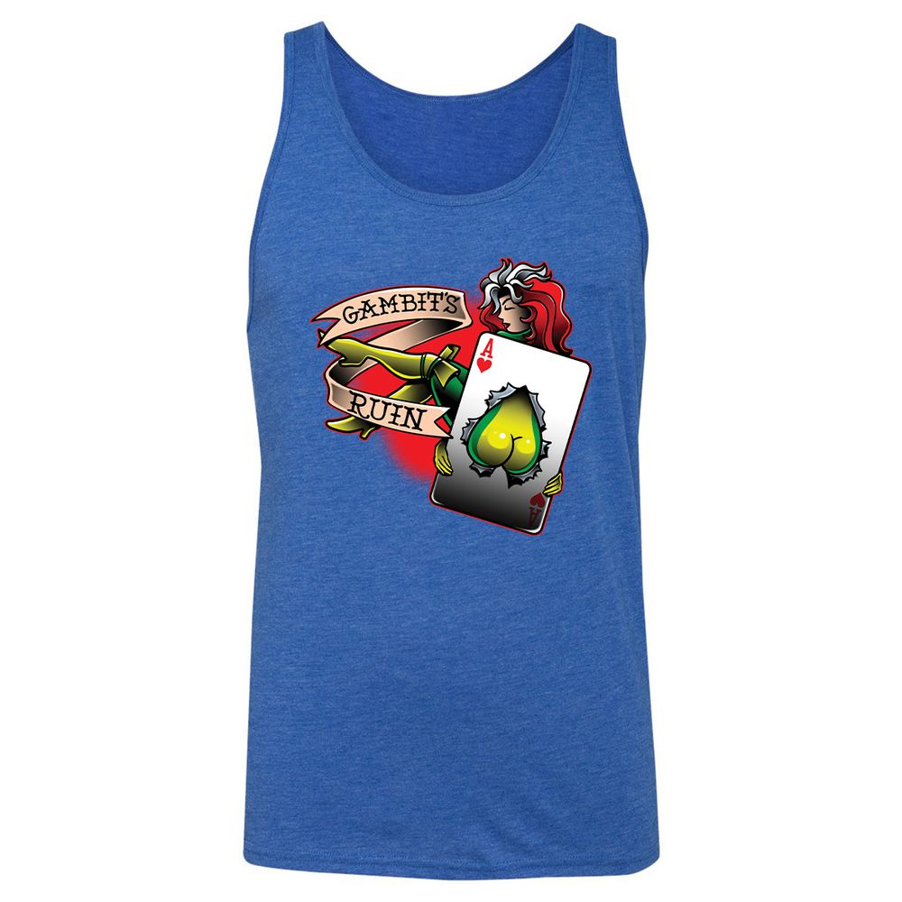Unisex Jersey Tank - W554AU5U - True Royal Triblend - 12
