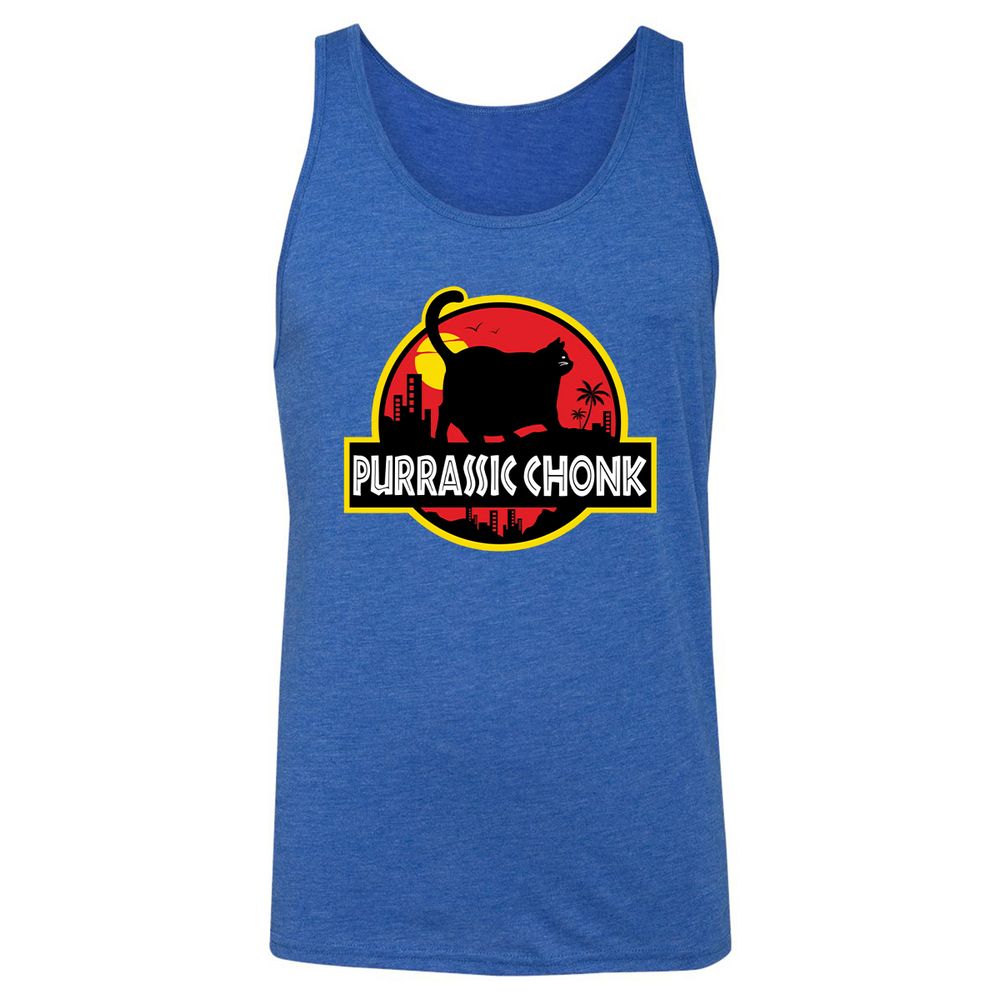 Unisex Jersey Tank - 4RQL22WR - True Royal Triblend - 12