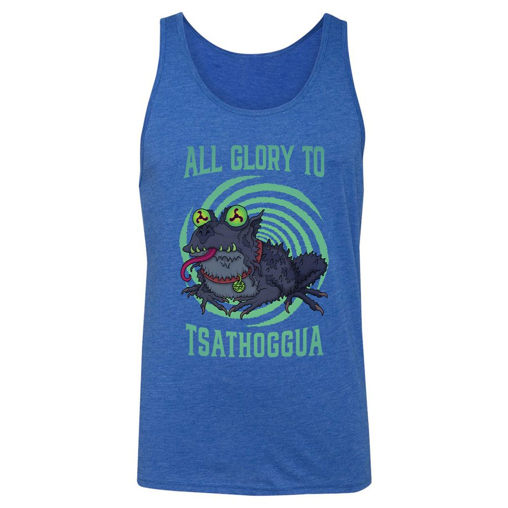 Unisex Jersey Tank - HM56DXMK - True Royal Triblend - 12