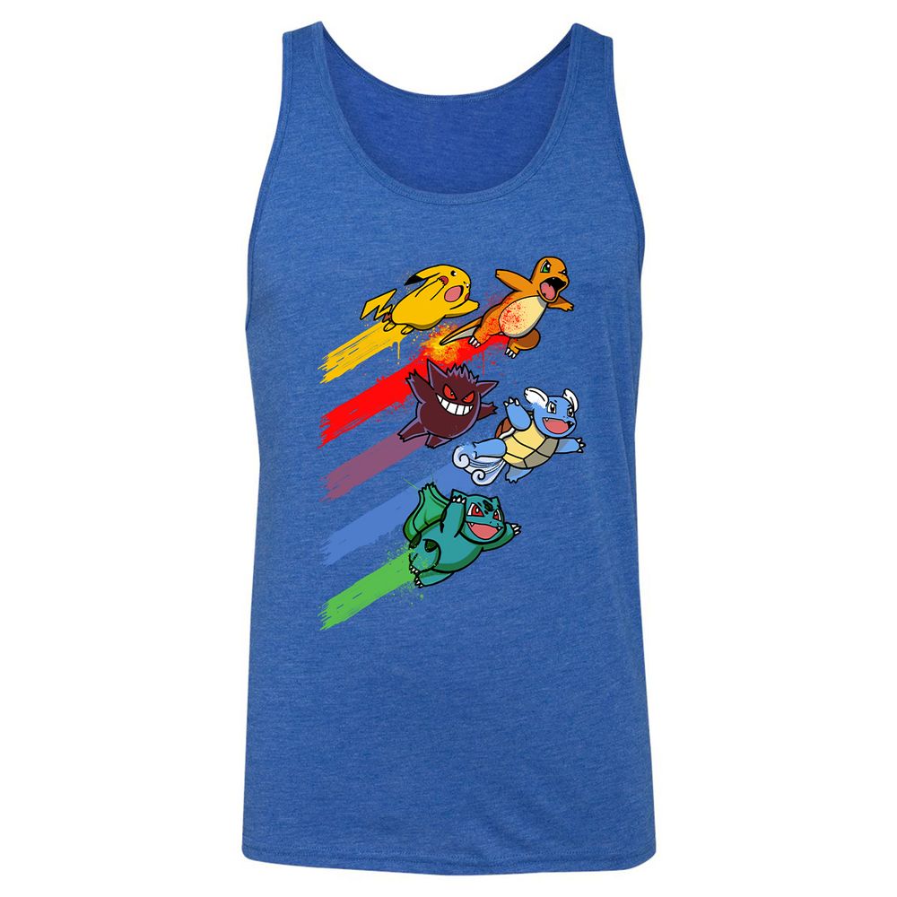 Unisex Jersey Tank - 6DELE58B - True Royal Triblend - 12