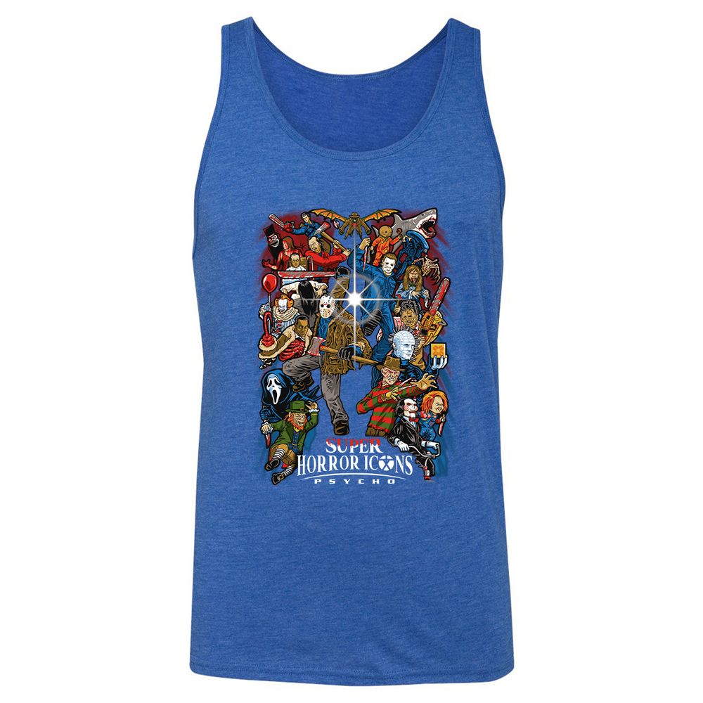 Unisex Jersey Tank - UV439D6L - True Royal Triblend - 12