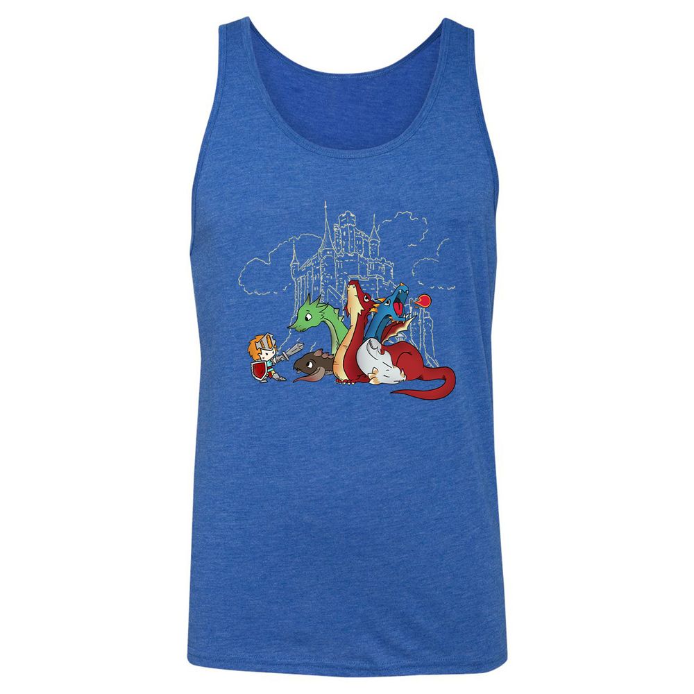 Unisex Jersey Tank - DR9HPGZN - True Royal Triblend - 12