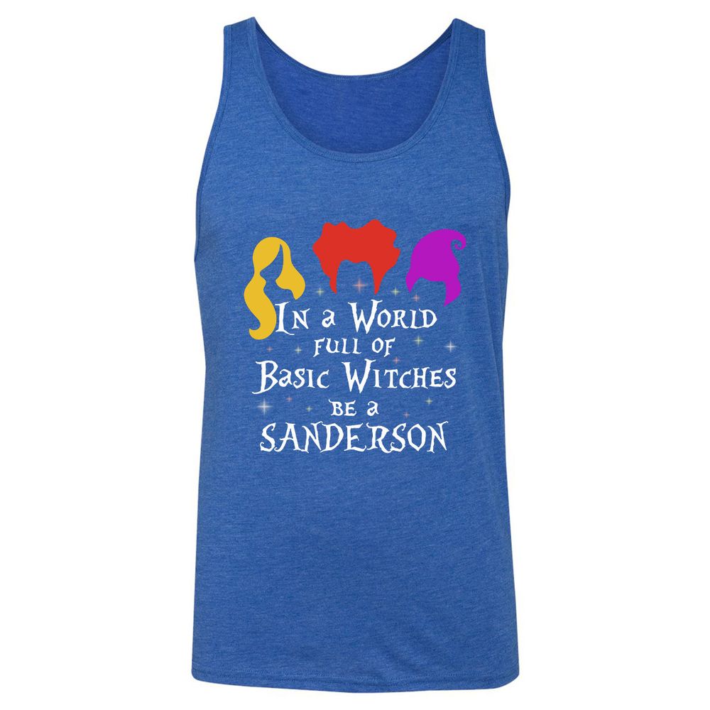 Unisex Jersey Tank - HFQ35H4M - True Royal Triblend - 12