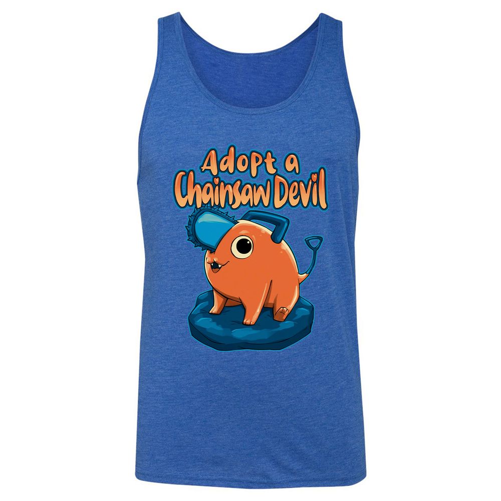Unisex Jersey Tank - E4D6JFH6 - True Royal Triblend - 12