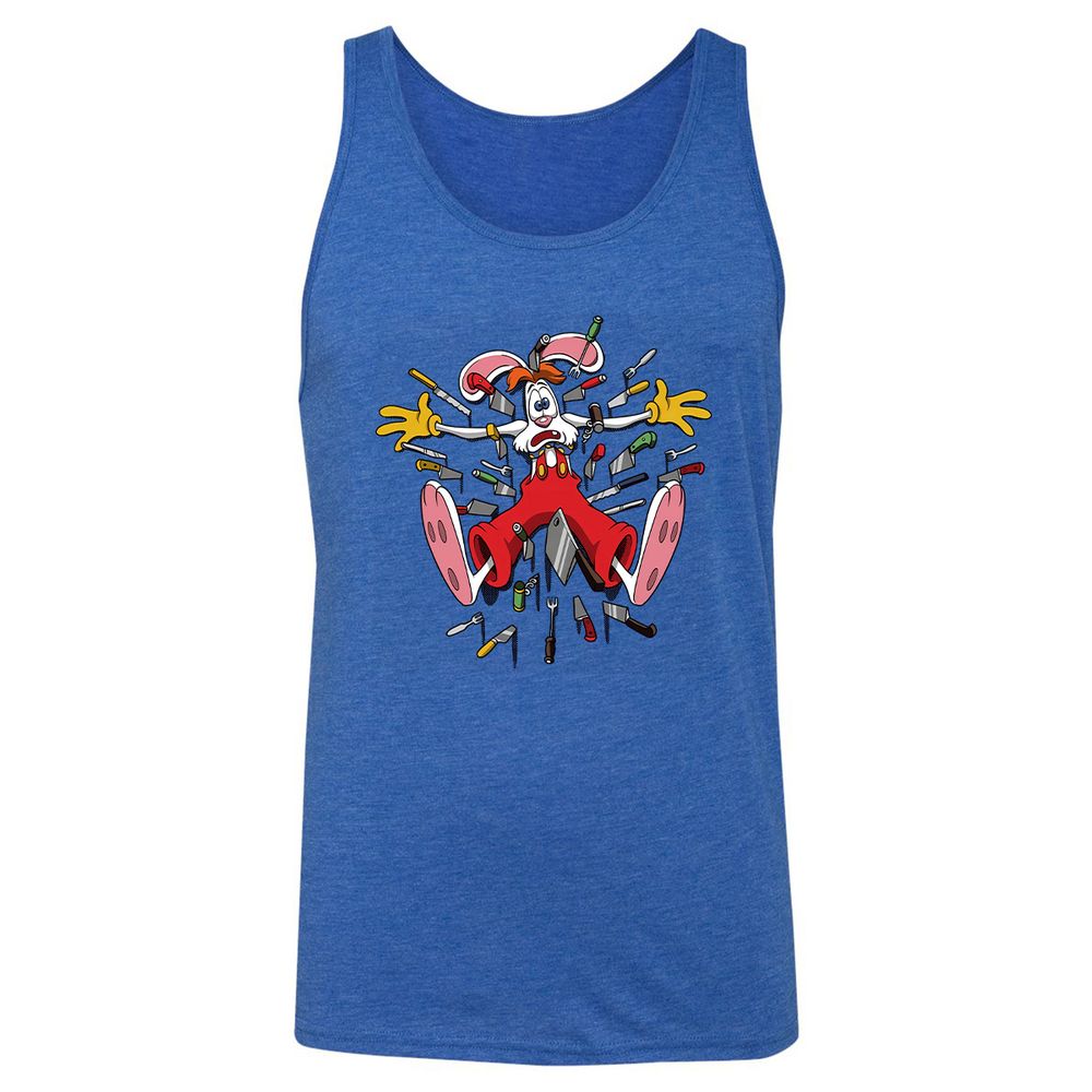 Unisex Jersey Tank - AQFTB5G1 - True Royal Triblend - 12