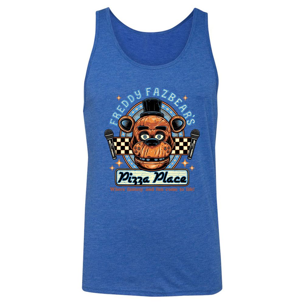 Unisex Jersey Tank - MDPCACTG - True Royal Triblend - 12