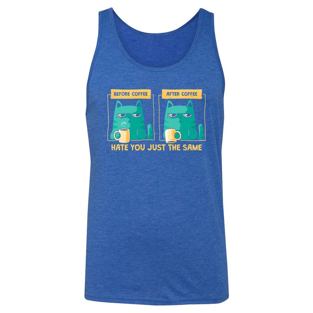 Unisex Jersey Tank - 2T1BRBCG - True Royal Triblend - 12