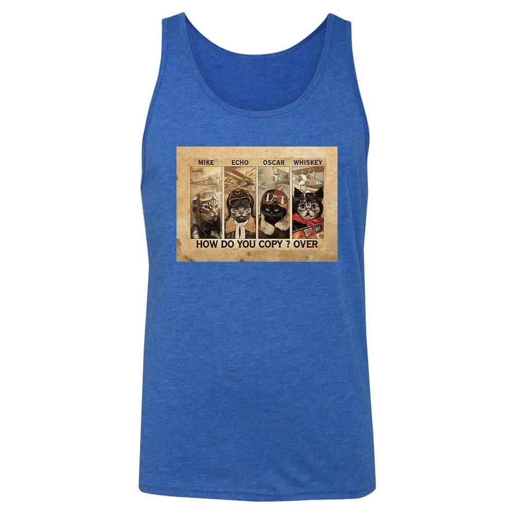 Unisex Jersey Tank - F83RRGDK - True Royal Triblend - 12