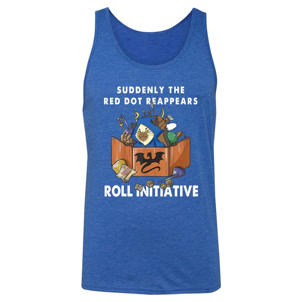 Unisex Jersey Tank - WMPCPYLK - True Royal Triblend - 12