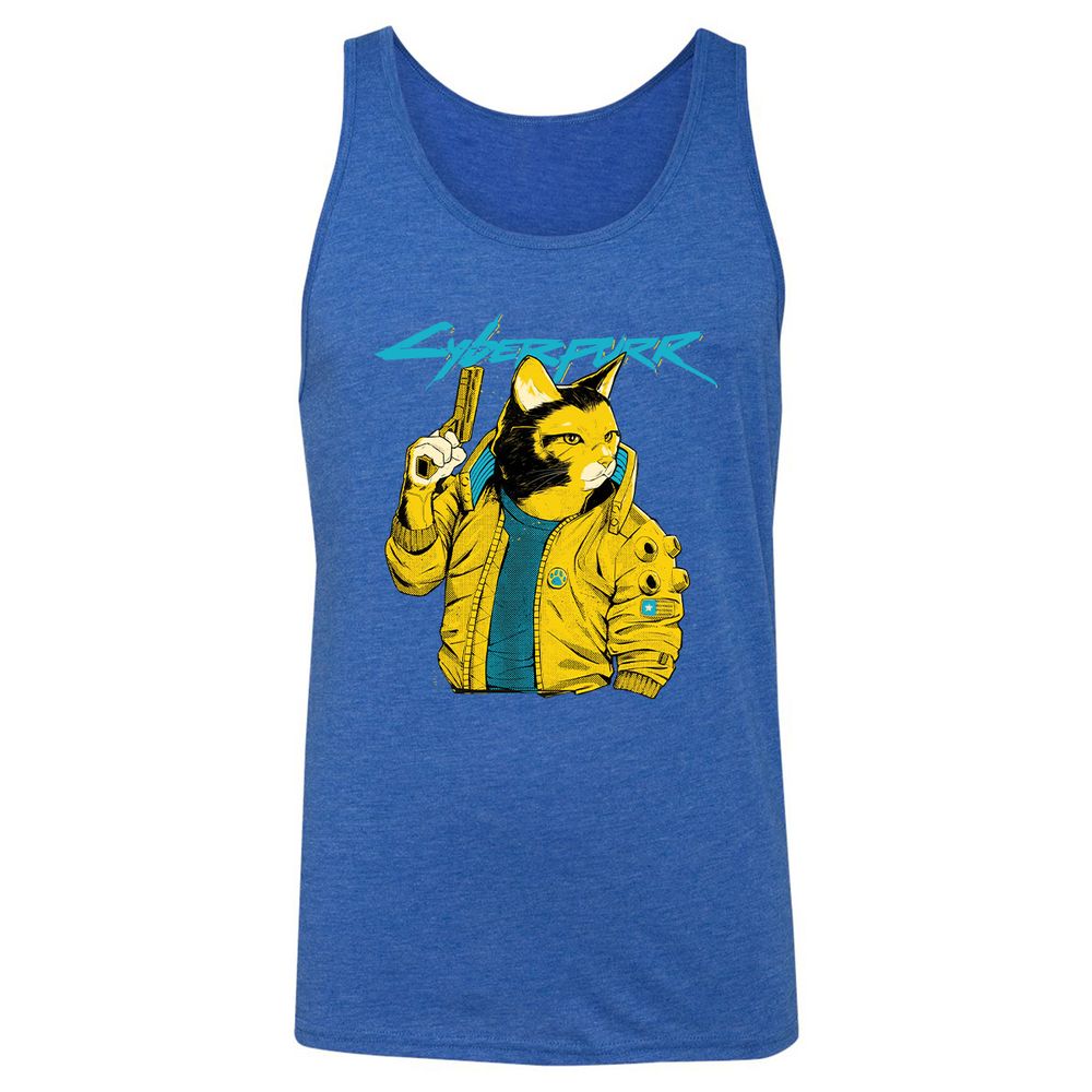 Unisex Jersey Tank - 26HDMFFC - True Royal Triblend - 12