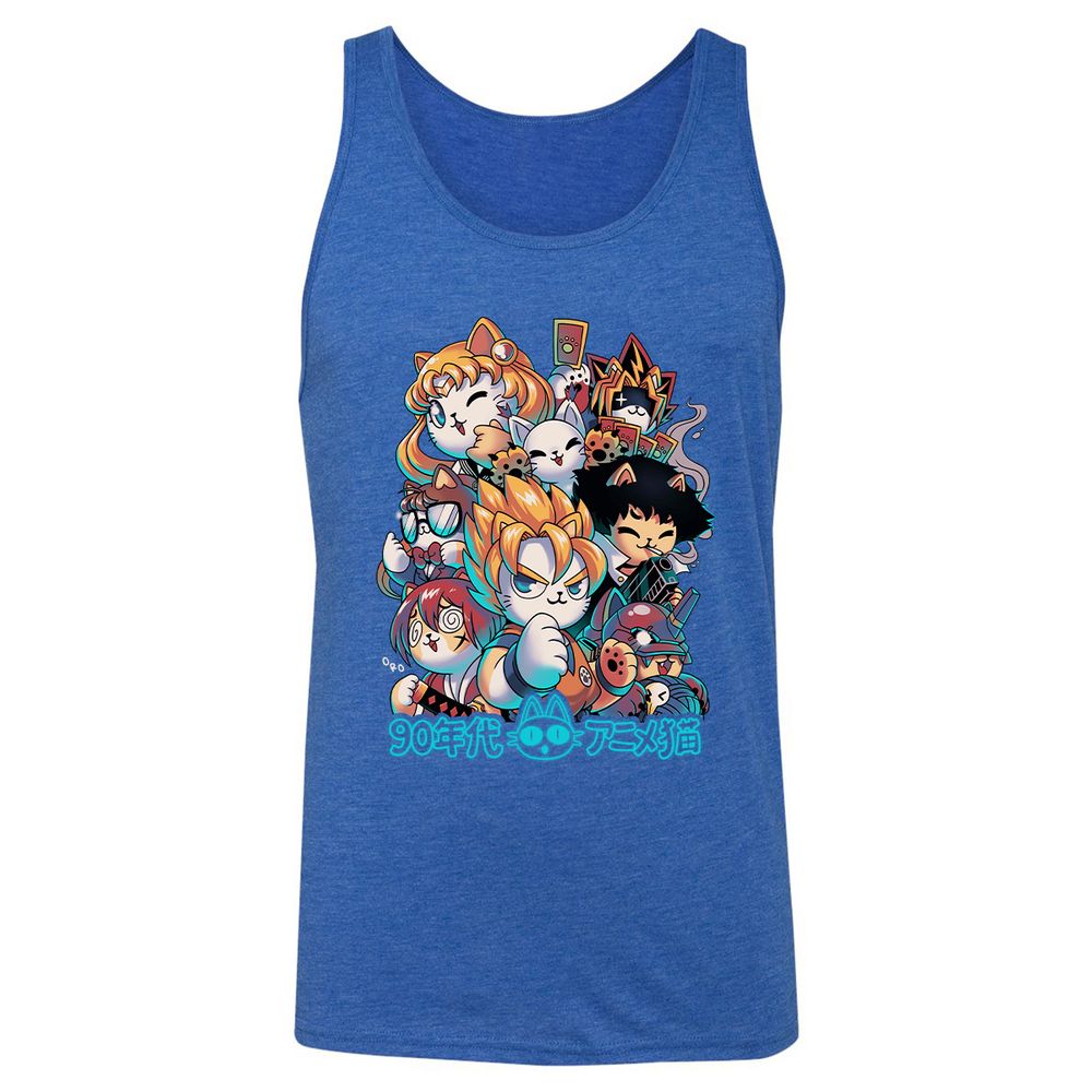 Unisex Jersey Tank - CQ3Q5LD8 - True Royal Triblend - 12