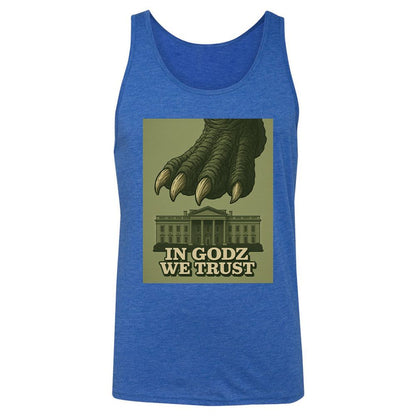 Unisex Jersey Tank - MSKJCXPG - True Royal Triblend - 12