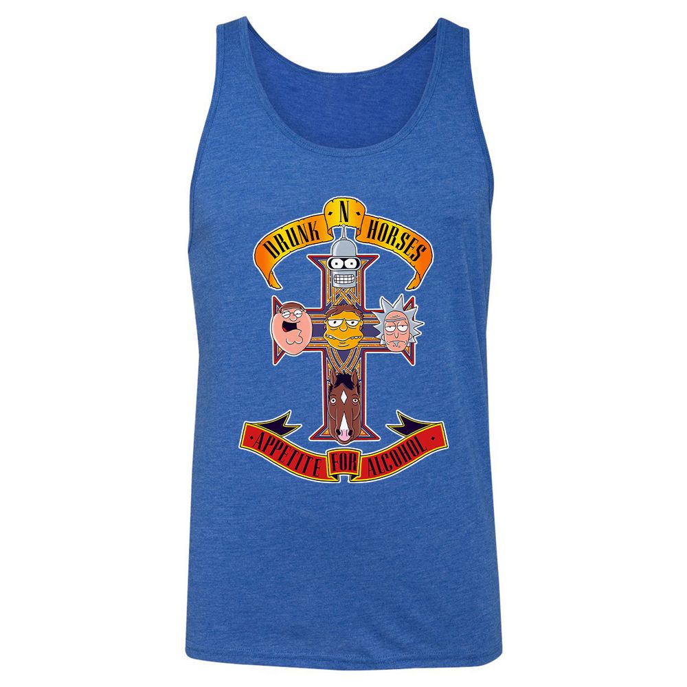 Unisex Jersey Tank - 3A3B1Z2U - True Royal Triblend - 12