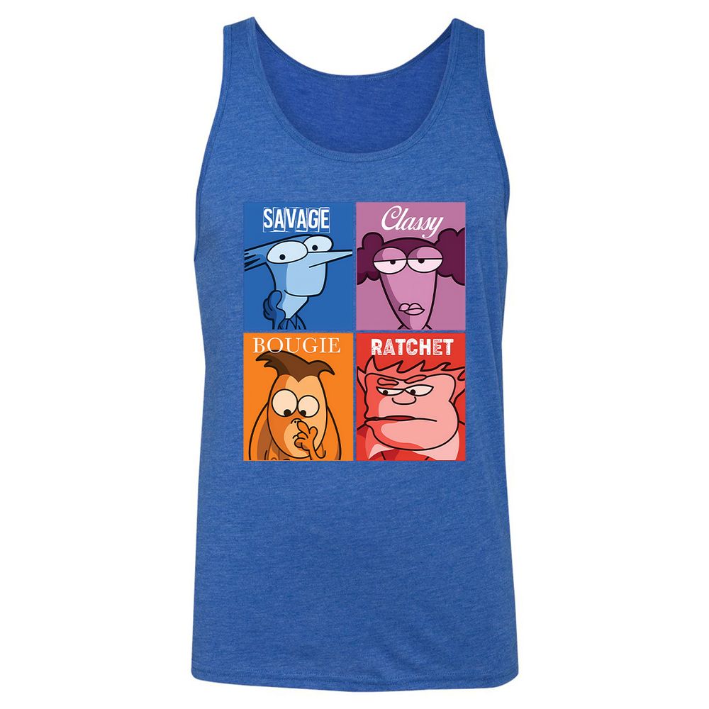 Unisex Jersey Tank - XGV6JA87 - True Royal Triblend - 12