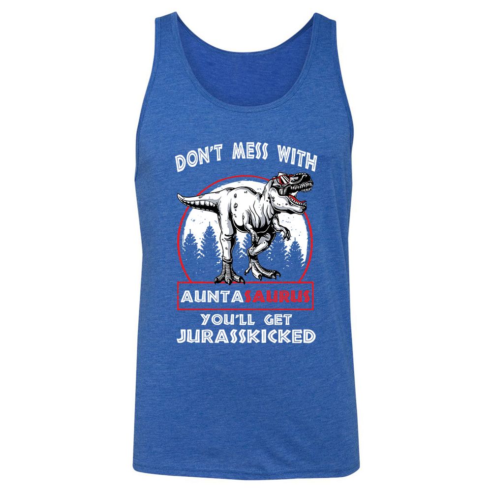 Unisex Jersey Tank - QJD2NX4T - True Royal Triblend - 12