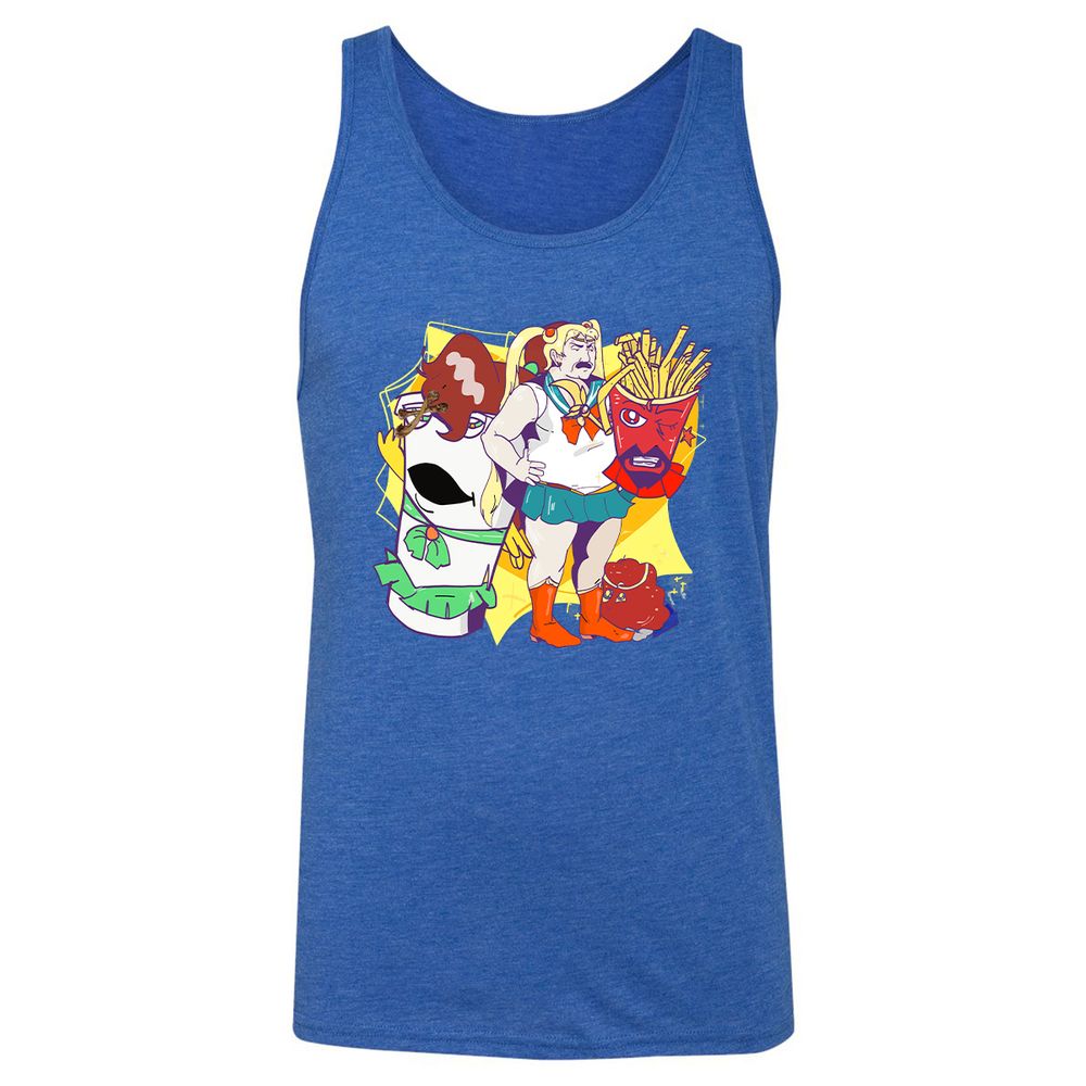 Unisex Jersey Tank - LH2936SV - True Royal Triblend - 12