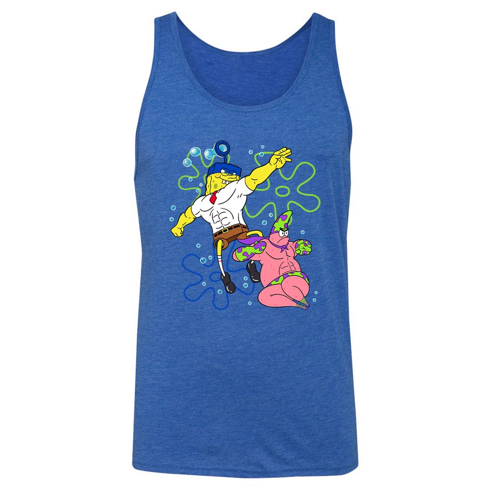 Unisex Jersey Tank - 266HCMME - True Royal Triblend - 12