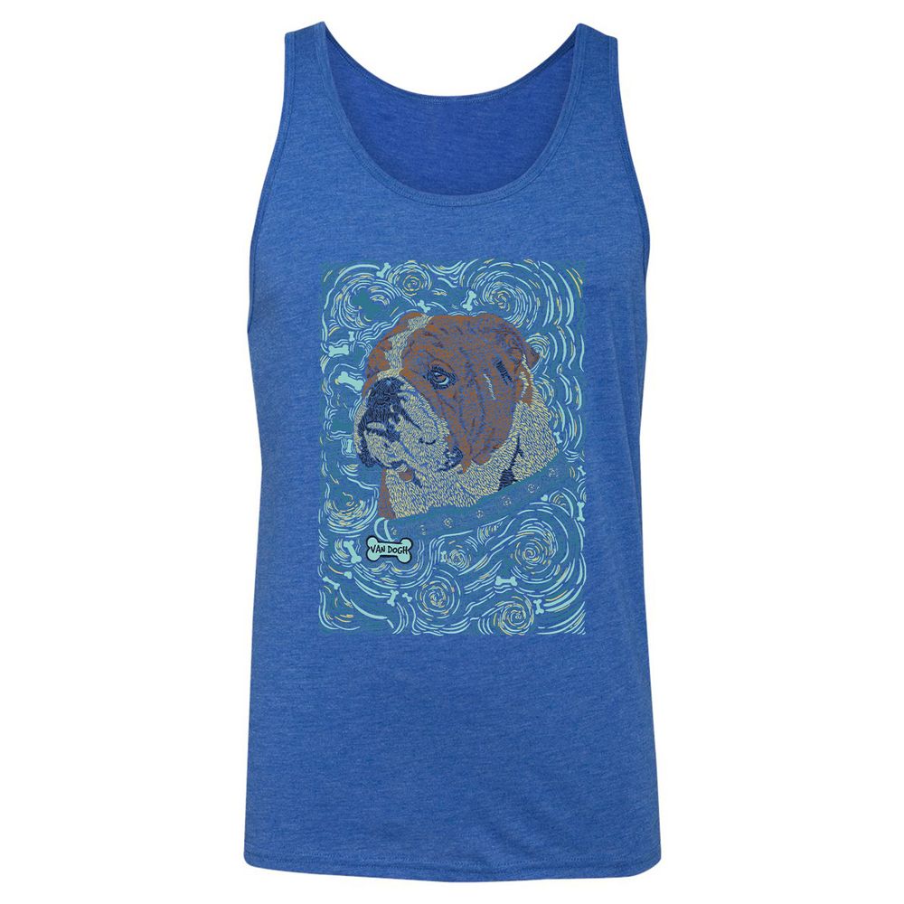 Unisex Jersey Tank - 4921CEHY - True Royal Triblend - 12