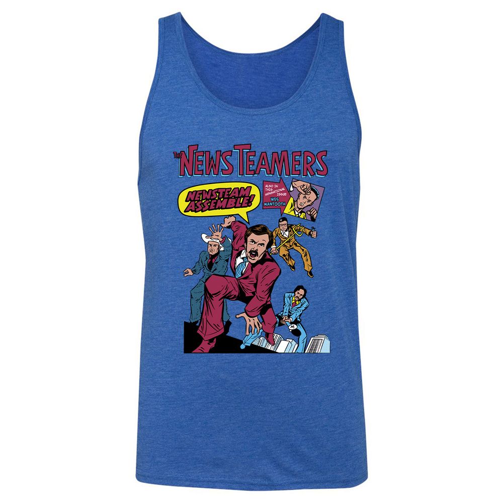 Unisex Jersey Tank - PVFJUDRV - True Royal Triblend - 12