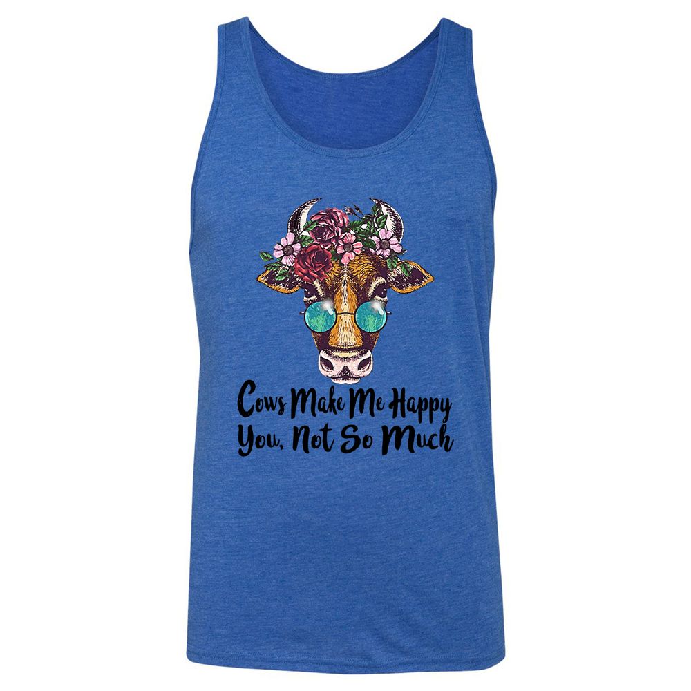 Unisex Jersey Tank - DNBLM7TP - True Royal Triblend - 12
