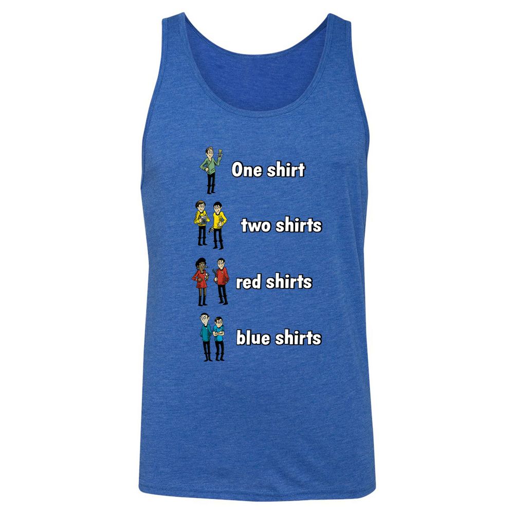 Unisex Jersey Tank - YPMCXEH7 - True Royal Triblend - 12