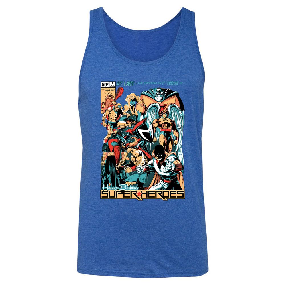 Unisex Jersey Tank - GC8RNG61 - True Royal Triblend - 12