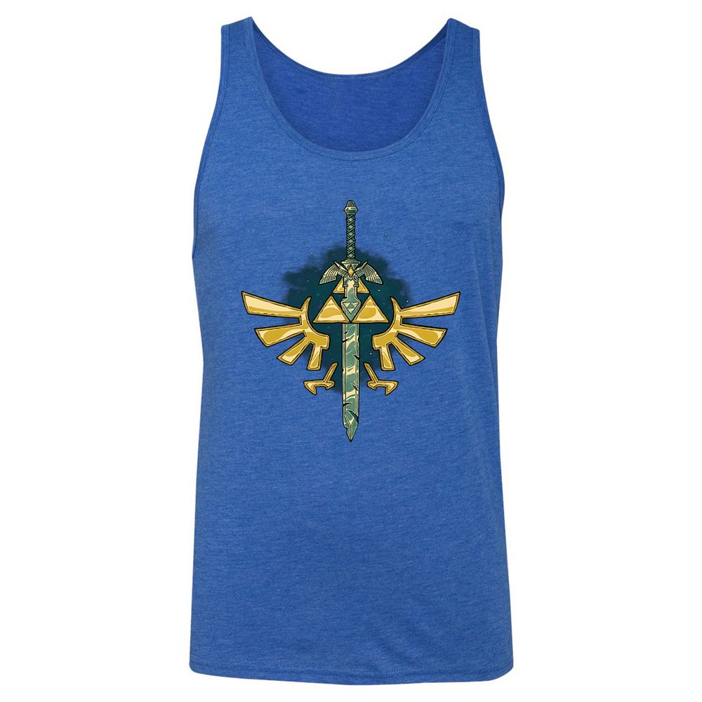Unisex Jersey Tank - QR2AP55G - True Royal Triblend - 12