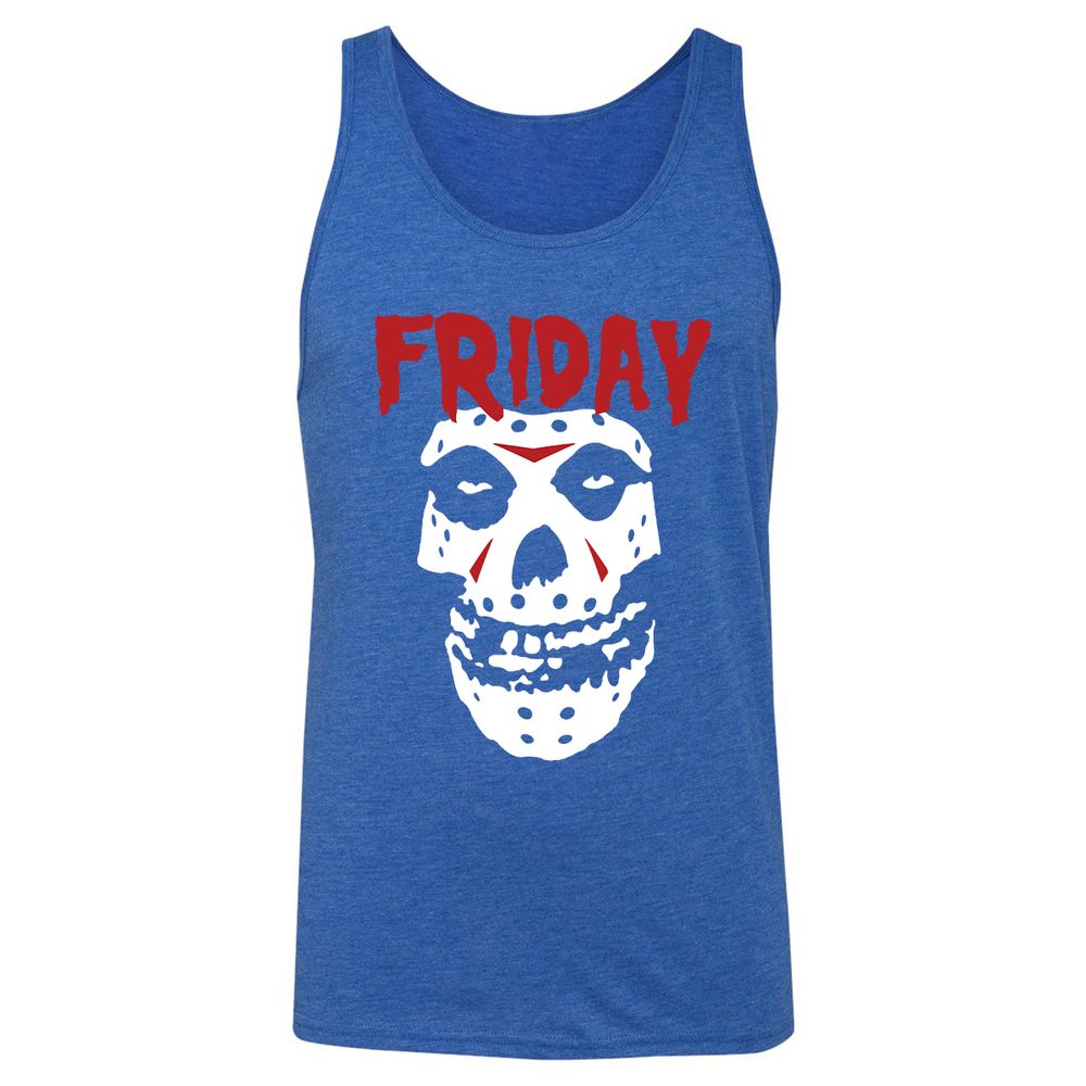 Unisex Jersey Tank - SLENMZK3 - True Royal Triblend - 12