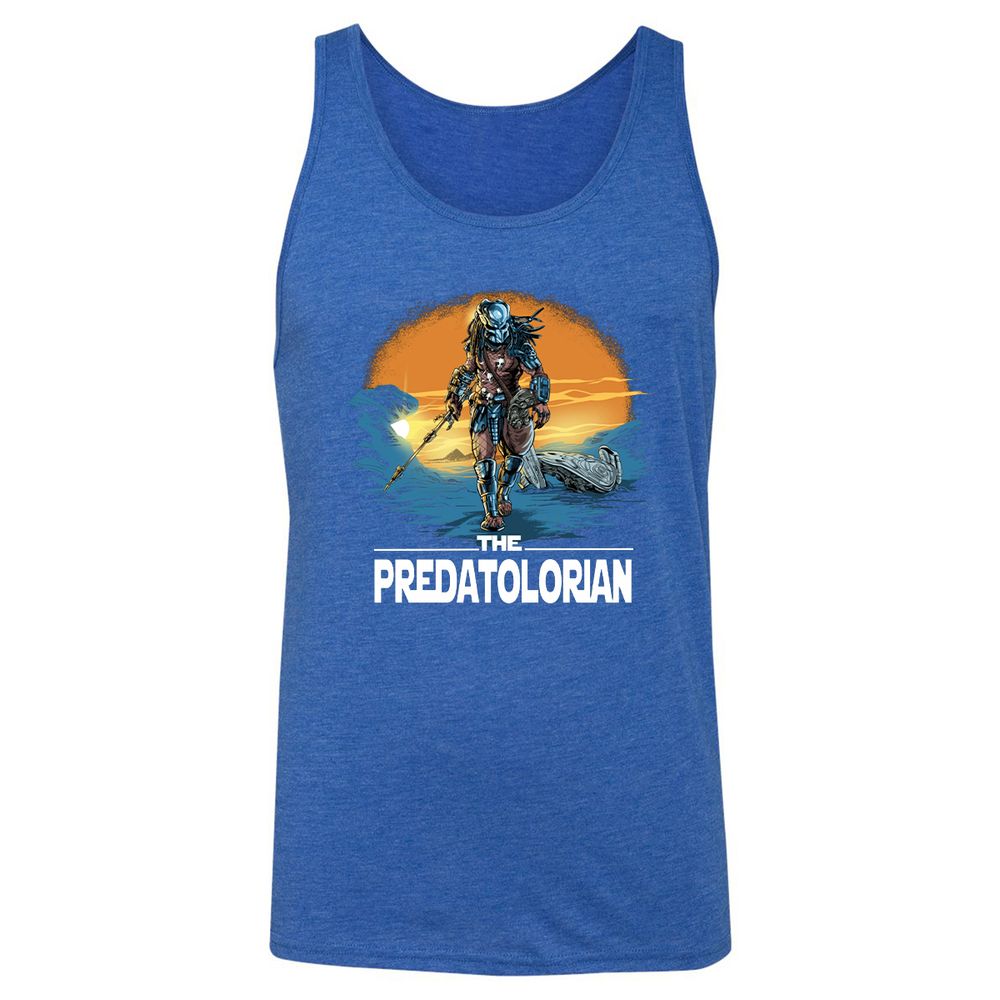 Unisex Jersey Tank - NECKEBBW - True Royal Triblend - 12