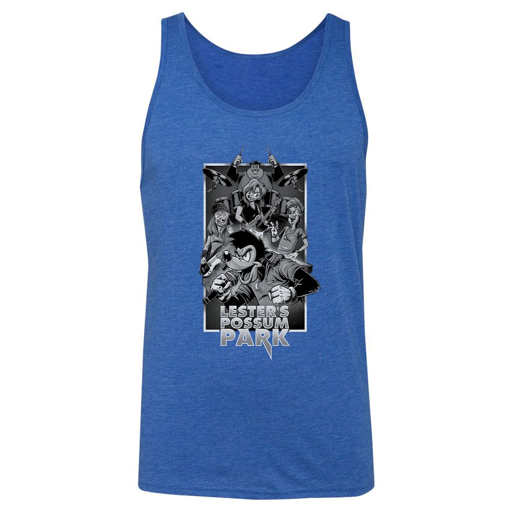 Unisex Jersey Tank - YZCYKFFK - True Royal Triblend - 12