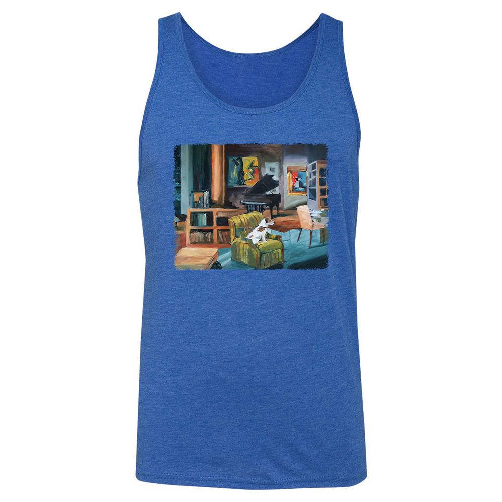 Unisex Jersey Tank - Z4JZ9E54 - True Royal Triblend - 12