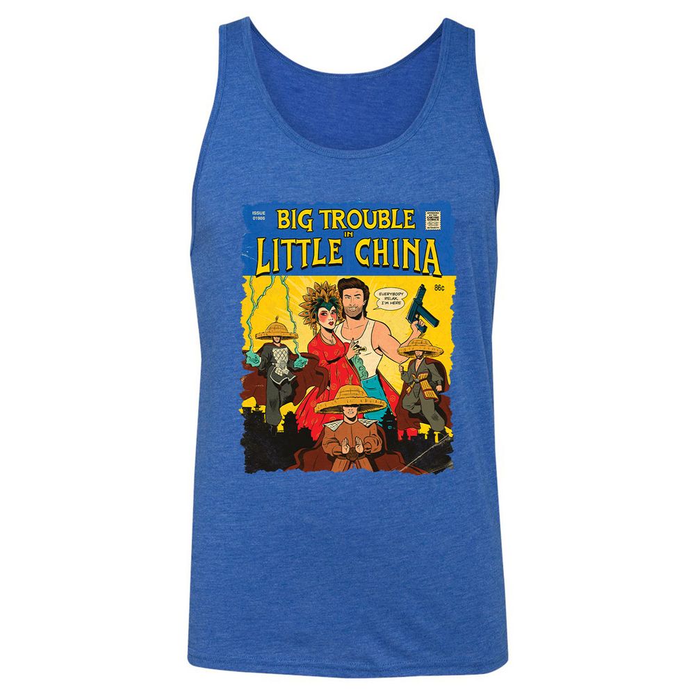 Unisex Jersey Tank - NS8L596E - True Royal Triblend - 12