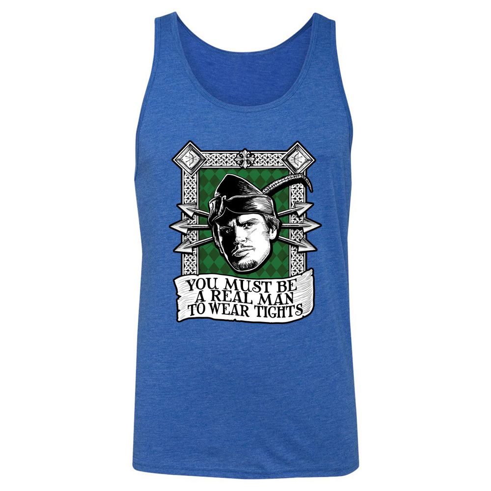Unisex Jersey Tank - BMQEDYWQ - True Royal Triblend - 12