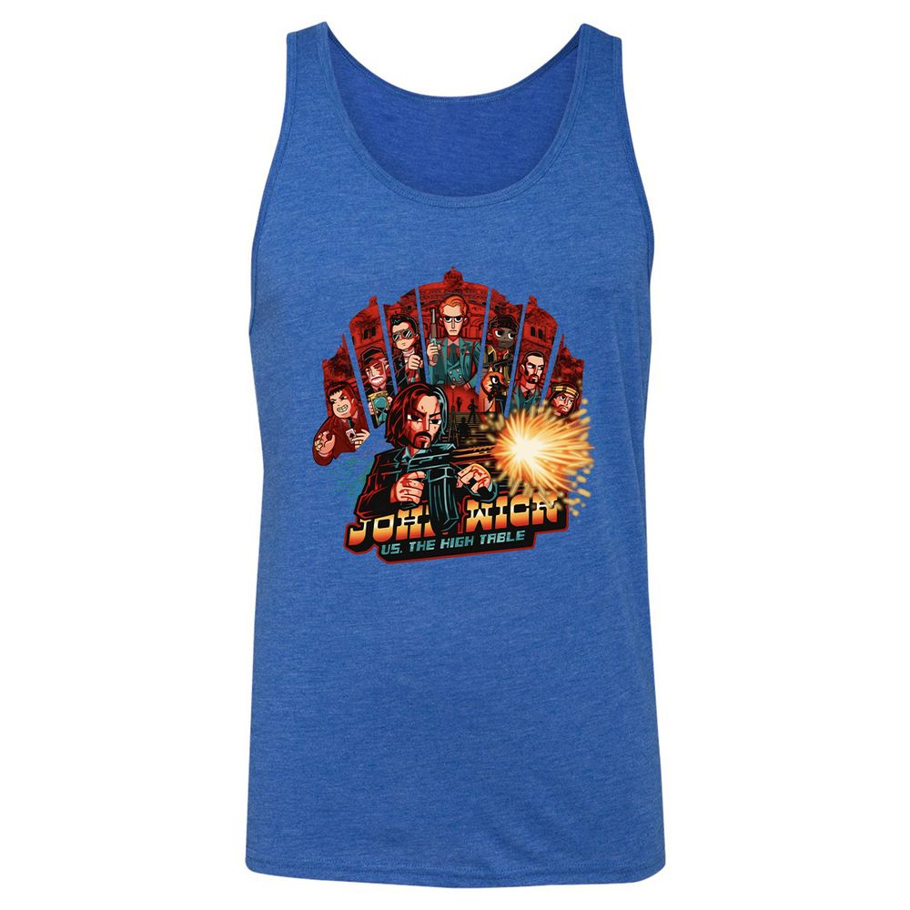 Unisex Jersey Tank - 9U78NA7X - True Royal Triblend - 12