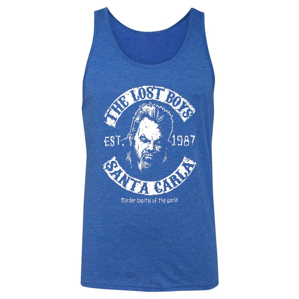 Unisex Jersey Tank - MYPSTUKY - True Royal Triblend - 12