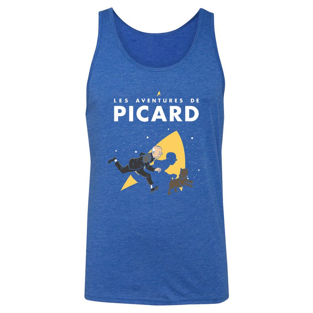 Unisex Jersey Tank - BWERLUGM - True Royal Triblend - 12