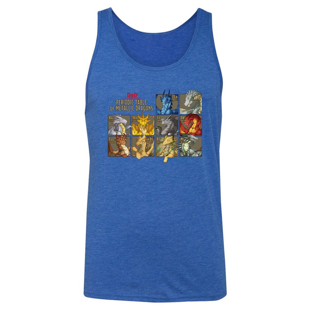 Unisex Jersey Tank - 74A3V22G - True Royal Triblend - 12
