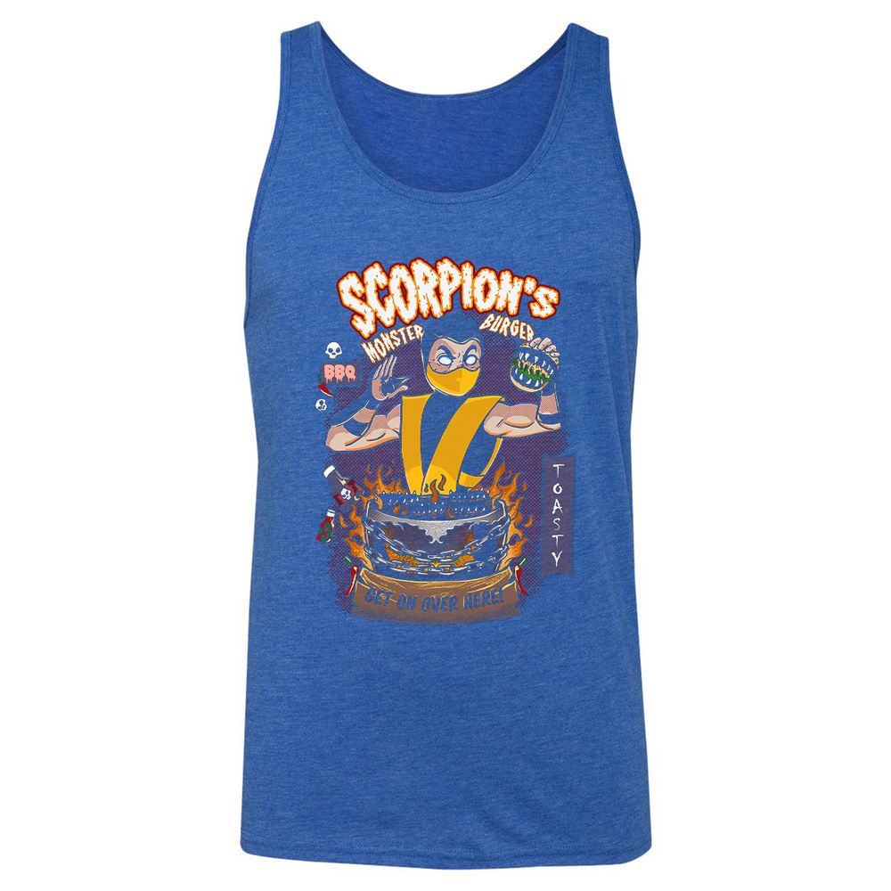 Unisex Jersey Tank - GNZ64QAC - True Royal Triblend - 12